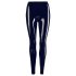 LATEX - vetoketjulliset leggingsit (musta) - XL