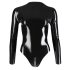 LATEX - pitkähihaiset naisten bodyt (musta) - L