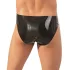 LATEX - miesten alushousut - kiiltävä lateksi - musta (S-L)