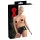 LATEX - naisten alushousut - kondomilla - musta - XL