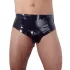 LATEX - miesten alushousut anustapilla - musta - XL
