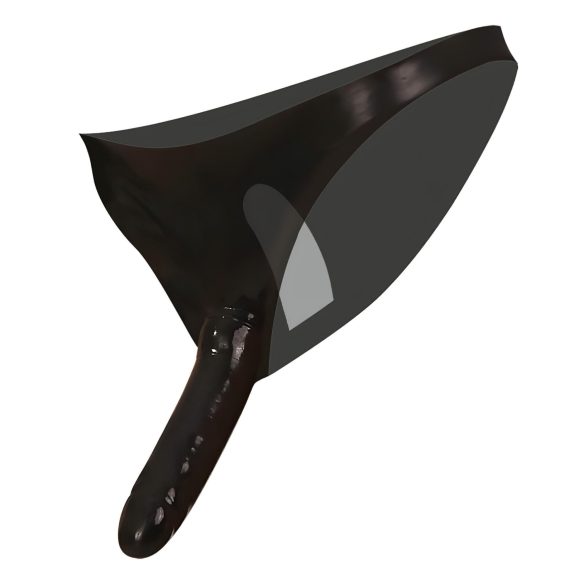 LATEX - ulko- ja sisädildoilla - musta (S-L)