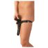 LATEX - ulko- ja sisädildoilla - musta (S-L)