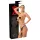 LATEX - dildoalushousut kaksidildolla - musta (S-L)
