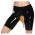 LATEX – Vuotosuoja-alushousut, laskuaukolla (musta)
