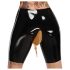LATEX – Vuotosuoja-alushousut, laskuaukolla (musta)
