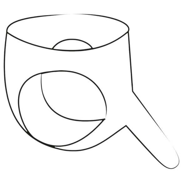 LATEX - alushousut realistisella dildolla (punainen)