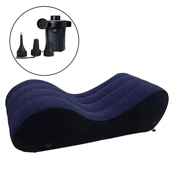 Magic Pillow - puhalettävä seksisohva - iso - sininen