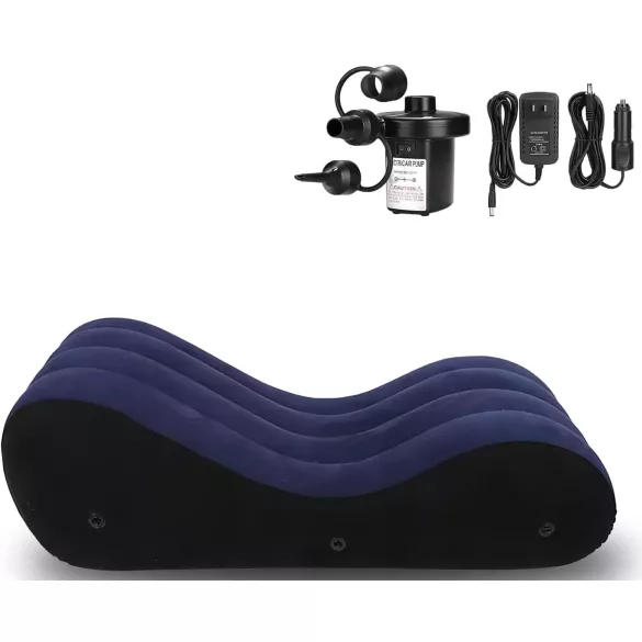 Magic Pillow - puhalettävä seksisohva - iso - sininen