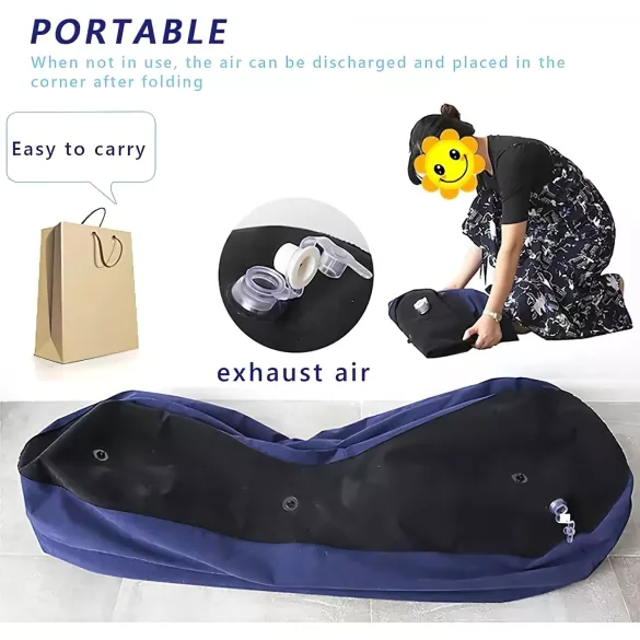 Desirel Magic Pillow - Ilmatäytteinen seksisohva - suuri (sininen)
