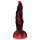 OgazR Helvetinaukko - uritettu dildo - 20 cm (punainen)