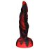 OgazR Helvetinaukko - uritettu dildo - 20 cm (punainen)