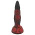 OgazR Helvetinaukko - uritettu dildo - 20 cm (punainen)