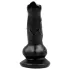 Animalorny - koiran muotoinen dildo - 12 cm - musta