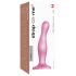 Strap-on-me Curvy M – Aaltomuotoinen Imukuppidildo (pinkki)