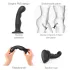 Strap-on-me - dildovarsi imukupilla - taipuisa - musta