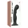 Strap-on-me - dildo - taipuisa, imukupilla - musta - P&G L