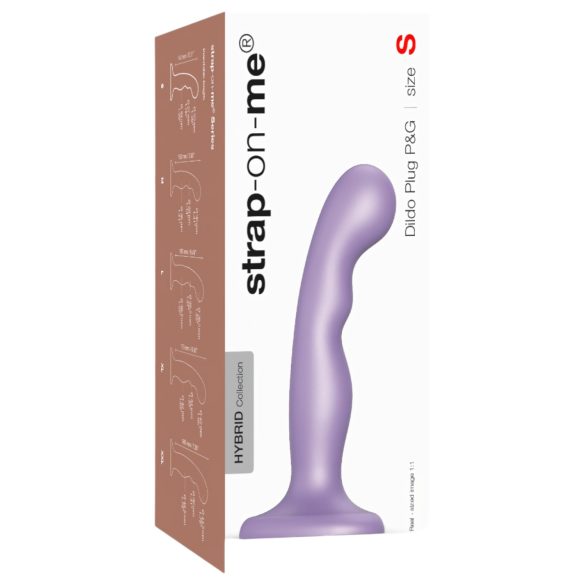 Strap-on-me P&G S - Taipuisa, imukuppidildo (violetti)