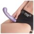 Strap-on-me P&G S - kaareva, imukuppi dildo (violetti)