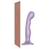 Strap-on-me violetti P&G M - kaareva imukuppidildo