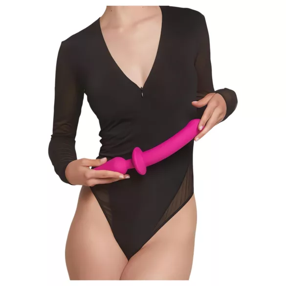 Strap-on-me Switch puolirealistinen XXL - 2-in-1 dildo (vaaleanpunainen)
