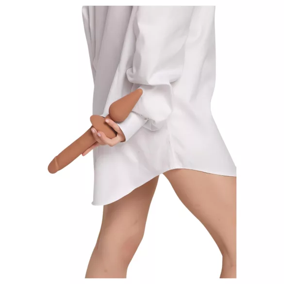 Strap-on-me Switch Realistic L - 2-in-1 silikonidildo (nude)