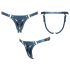 Strap-on-me - Alushousut strap-on dildolle - XS-XXL (sininen)