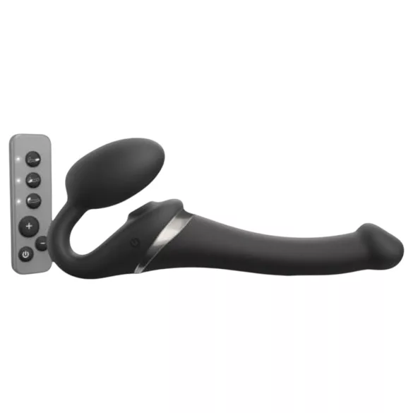 Strap-on-me S - strap-on vibratori - paineaalto - musta