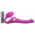 Strap-on-me - strap-on vibraattori ilmapulssi - pinkki S
