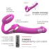 Strap-on-me S - pukeutettava ilmapulssivibraattori (pinkki)