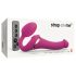 Strap-on-me S - pukeutettava ilmapulssivibraattori (pinkki)
