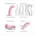 Strap-on-me M - vedenkestävä, pulsoiva G-pistevibraattori (pinkki)