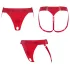 Strap-on-me - alushousut strap-on dildolle - XS-XXL - punainen