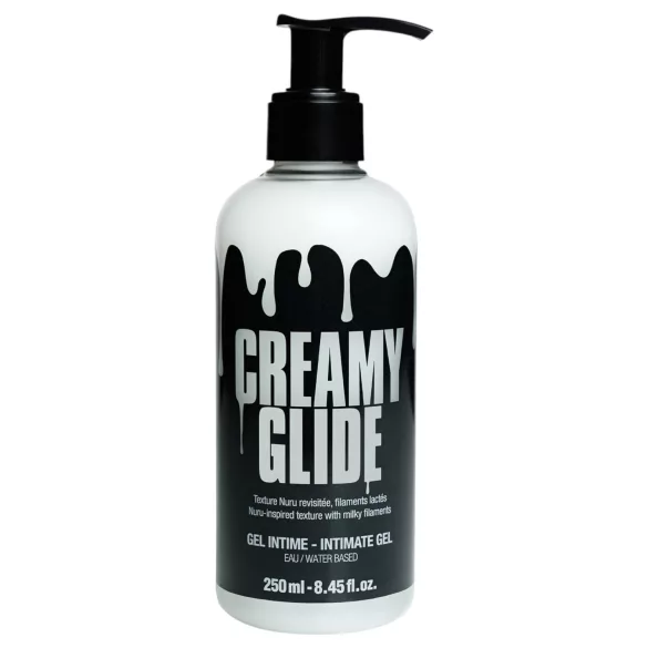 Creamy Glide - vesipohjainen spermaimitaatio liukuvoide ja hierontageeli 250ml