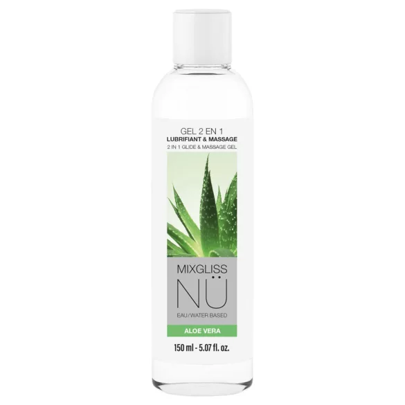 Mixgliss Nu Aloe Vera - nuru-hierontageeli ja liukuvoide (150 ml)