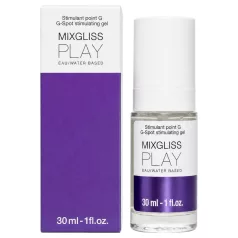   Mixgliss Play - G-pistettä stimuloiva liukuvoidegeeli naisille, hajusteeton (30 ml)