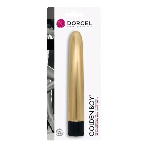 Dorcel Golden Boy - vibraattori - klassinen sauva - kullansävy