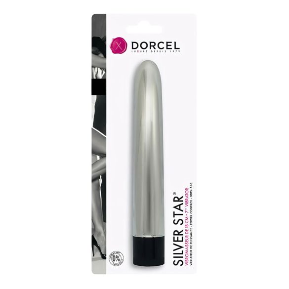 Dorcel Silver Star - klassinen sauvavibraattori - hopea