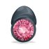 Dorcel Geisha Plug Ruby M - Pinkki kivetty anaalitappi (musta)
