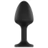 Dorcel Geisha Plug Diamond XL - musta anustappi valkoisella kivellä