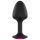 Dorcel Geisha Plug Ruby XL - pinkkikivinen anaalitappi (musta)