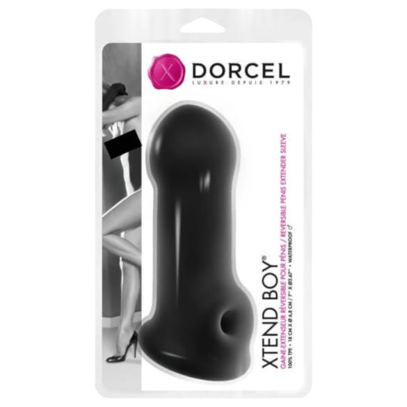 Dorcel Xtend Boy - silikoninen penisliivi (musta)