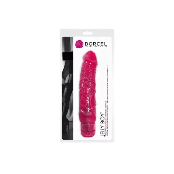 Dorcel Jelly Boy - hyytelömäinen, realistinen vibraattori (pinkki)