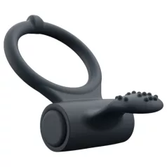   Dorcel Power Clit Plus - ladattava, värisevä penisrengas (musta)