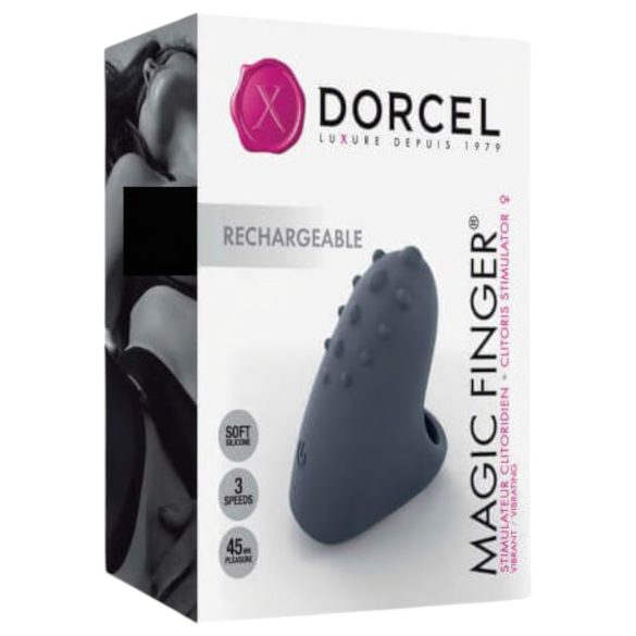 Dorcel Magic Finger - ladattava sormivibraattori (harmaa)