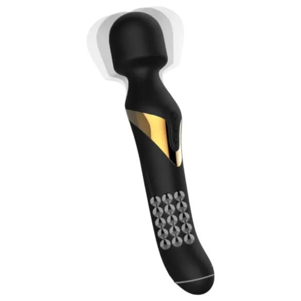 Dorcel - 2in1 vibraattori ja hieroja - kaksitoiminen - musta