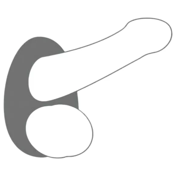 Dorcel - penisrenkaat - joustava tippa - harmaa
