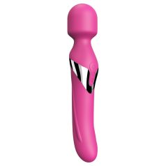   Dorcel Dual Orgasms - akullinen, 2-in-1 hierontavibraattori (pinkki)