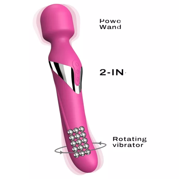 Dorcel Dual Orgasms - akullinen, 2-in-1 hierontavibraattori (pinkki)