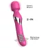 Dorcel Dual Orgasms - akullinen, 2-in-1 hierontavibraattori (pinkki)